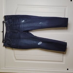 Jeans, distressed, brand- Walmart Time and Tru, size 22 skinny